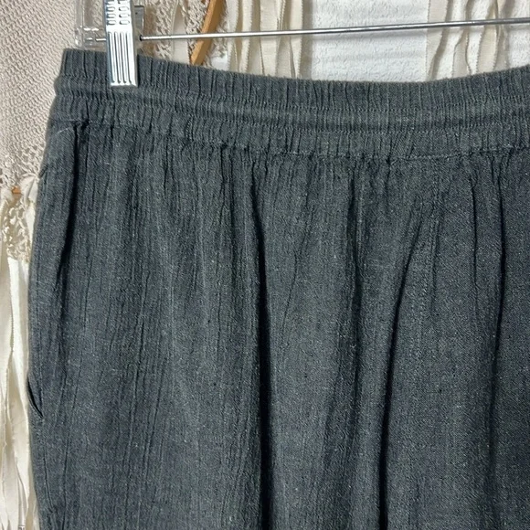 Poetry NWT Charcoal Linen/Cotton Tapered Pant Size US12